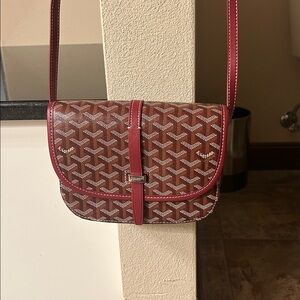 Designer Inspired Wine / Burgundy Bag